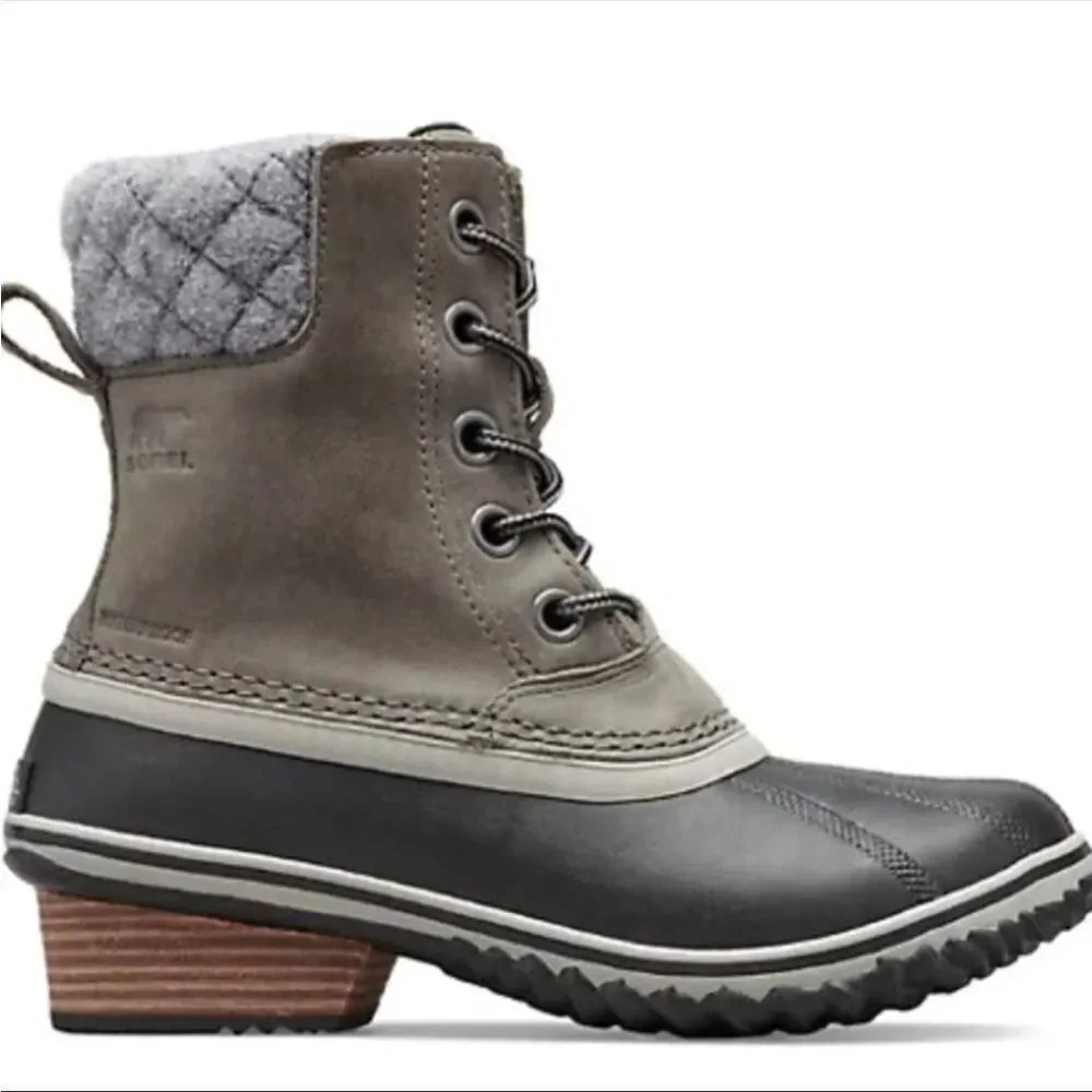 SOREL | Slimpack II Lace - Elk Waterproof Rain & Snow Boots Women’s Size 8.5